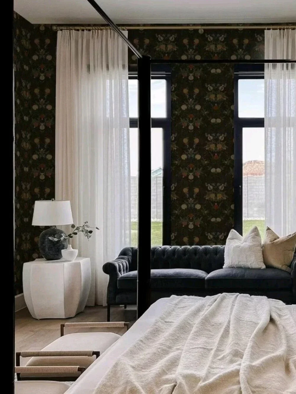 Brewster Peel and Stick 1pc Wallpaper Melograno Cinder